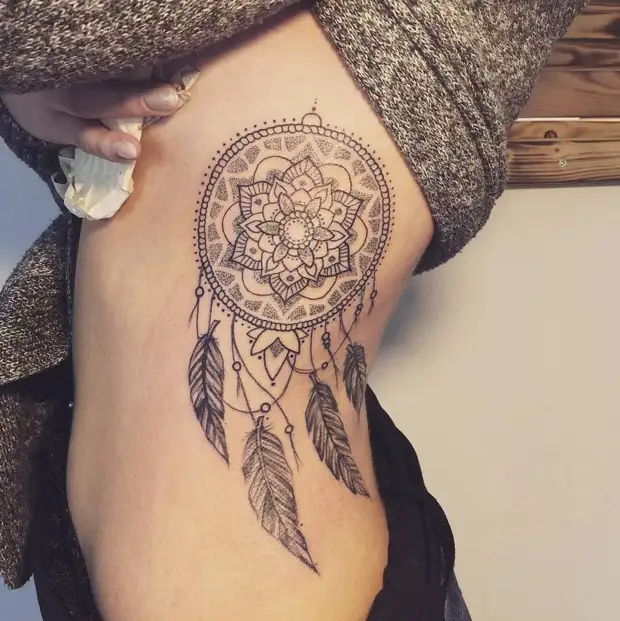 Ловец снов тату: 15 интересных идей, на которые стоит обратить внимание