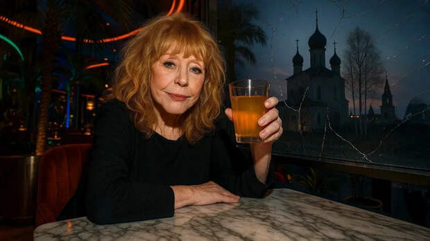 Траурный наряд на праздник: Алла Пугачёва собрала всю семью