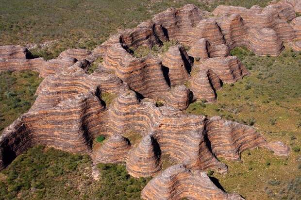 Горный хребет Бангл-Бангл, (Bungle Bungle Ranges), Национальный парк Пурнулулу, Австралия