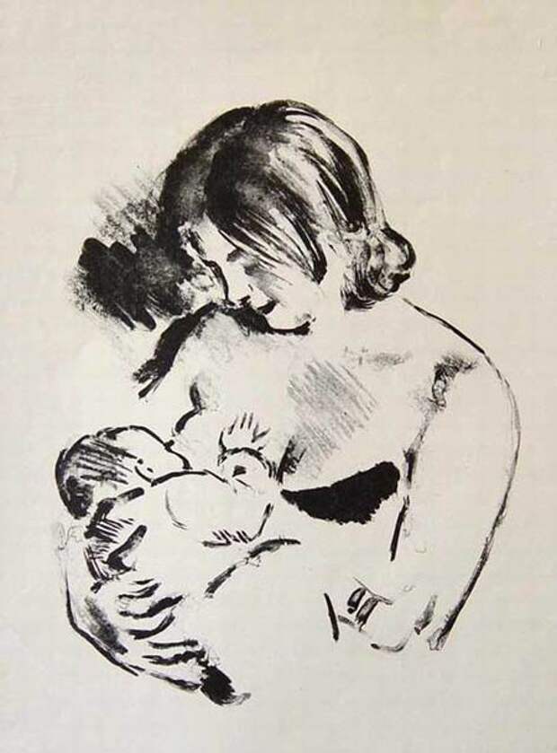 Режим мать и дитя. "Мать и дитя", Жук, 1906. Мама Графика. Мать и дитя Графика. Тырса художник Графика.