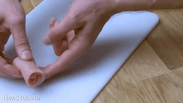 Как сделать съедобные розы из бекона Как сделать съедобные розы из бекона