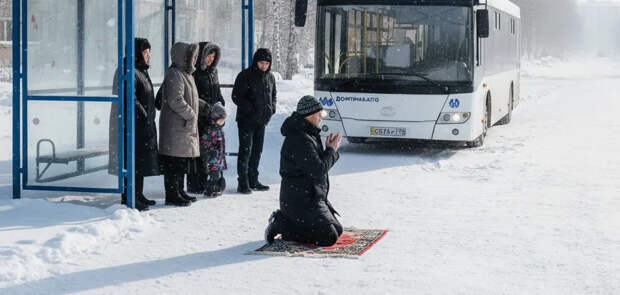 В ХМАО оштрафовали водителя автобуса, оставившего людей на морозе ради намаза
