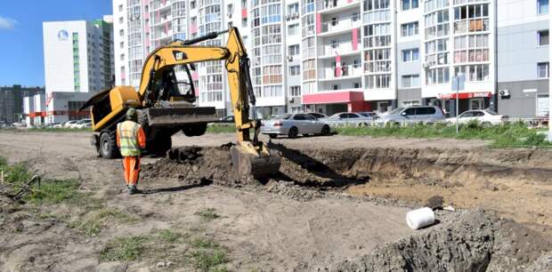 Новую дорогу строят в Барнауле на проспекте Энергетиков