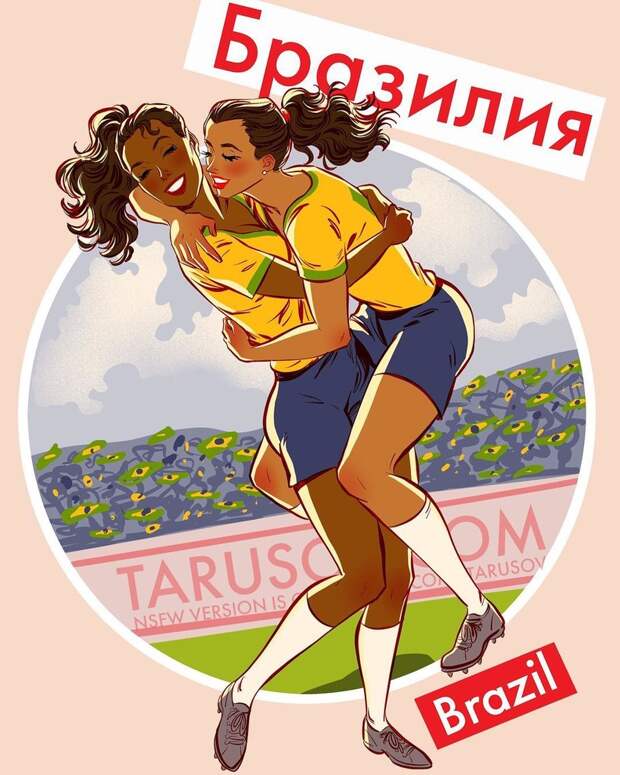 Пинап-календарь с горячими футболистками