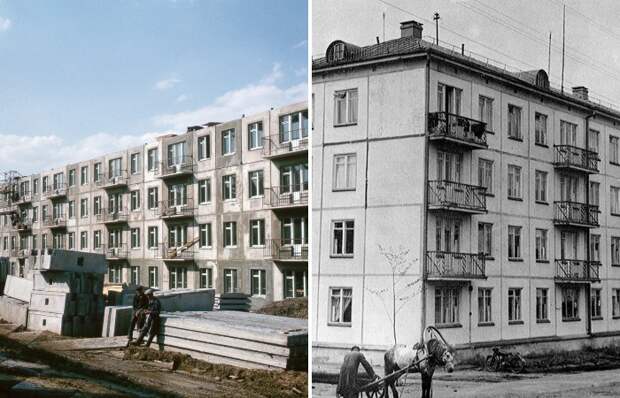 Какие эксперименты советские архитекторы проводили над типовыми домами