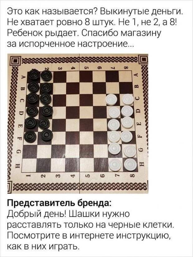 шашки, отзыв