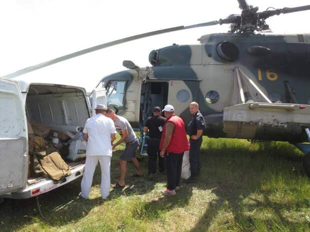 Сбитие украинского вертолета с генералом Кульчицким