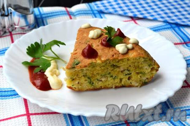Пирог с курицей на сковороде