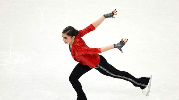 Петросян чисто откатала короткую программу на Олимпиаде в Италии