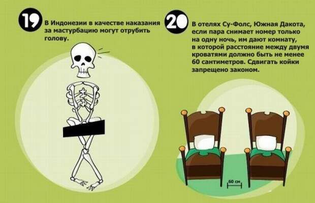 20 странных законов о сексе (8 фото)