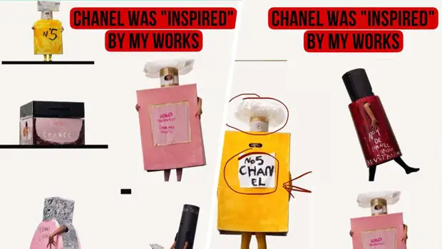 Российская художница обвинила Chanel в плагиате ее работ
