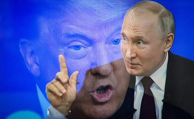 На комбинированном фото: президент США Дональд Трамп и президент России Владимир