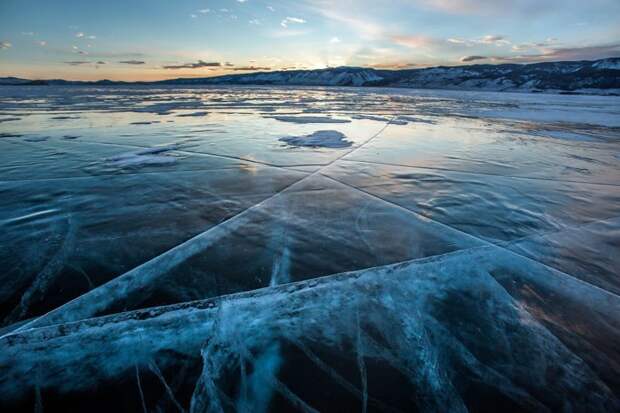 Байкальский закат Зимняя сказка, байкал, зима, красота, лед, снег, фото, фоторепортаж