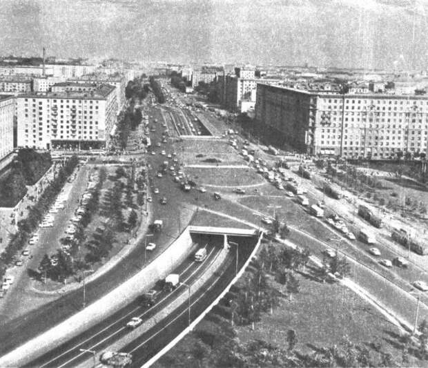 4. Тоннель на Соколе -Автомобилистам до и после, дороги, интересно, история, столица, тогда и сейчас, фото москвы