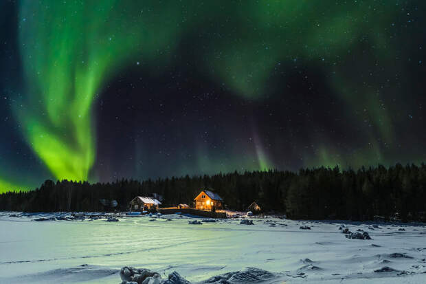 ПНИПУ: активность северных сияний во многих регионах России находится на пике