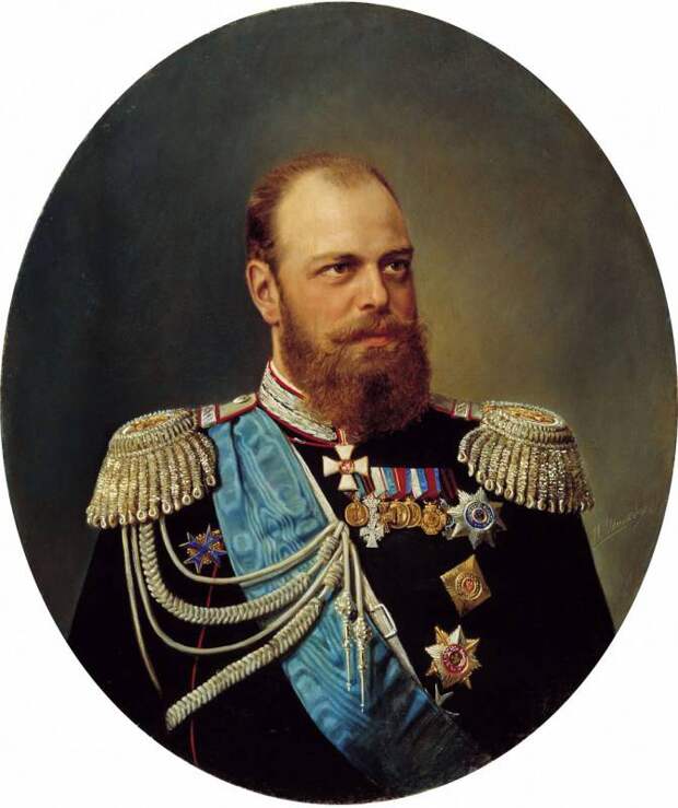 Шильдер Николай (1828-1898) Портрет Александра III