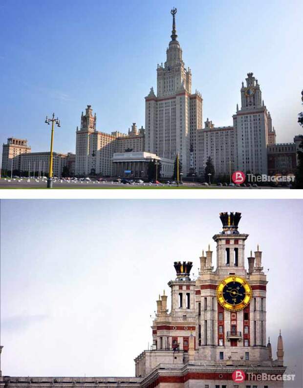 Часы на МГУ