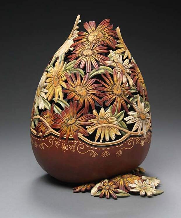 pumpkin10 Шедевры из тыквы от Мэрилин Сандерлэнд