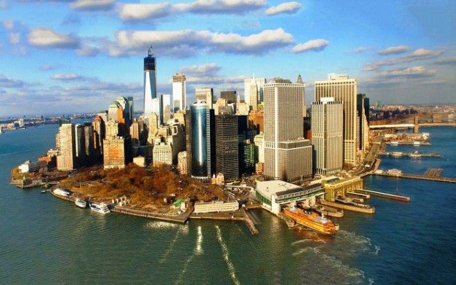 Манхэттен – экономический и культурный центр США. Манхэттен экономический и культурный центр США
