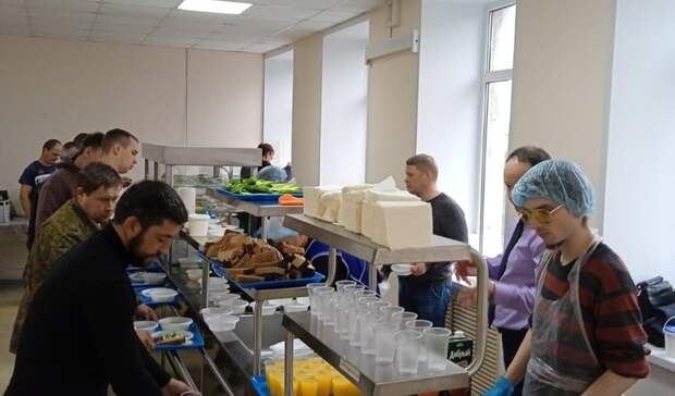 В Петрозаводске организовано ежедневное питание для мобилизованных