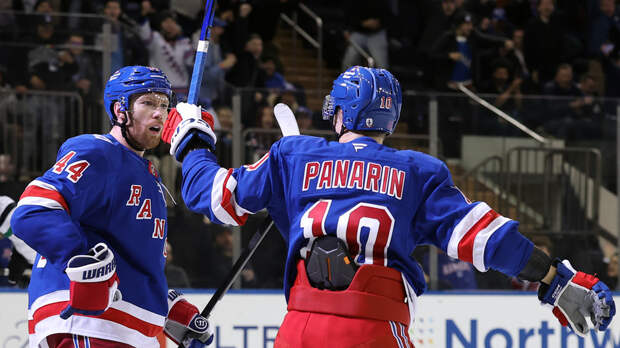 Голы Панарина и Гаврикова не спасли «Рейнджерс» от поражения в НХЛ