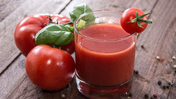 FSN: томатный сок снижает давление и уровень "плохого" холестерина в организме