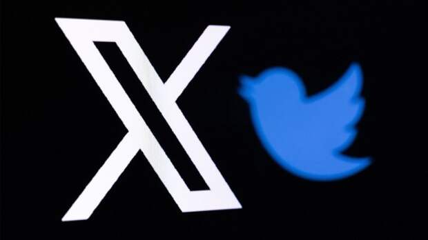 X and Twitter logos