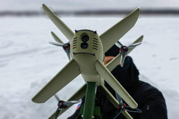 Инновационный дрон-перехватчик "Елка" представили столичные разработчики