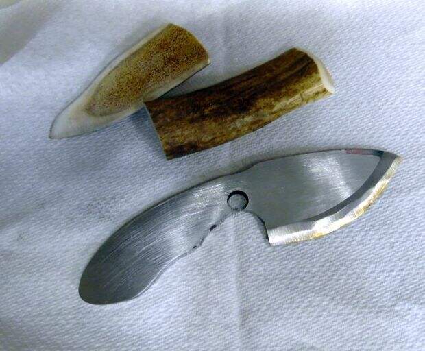 Изготовление ножа из старого тормозного диска