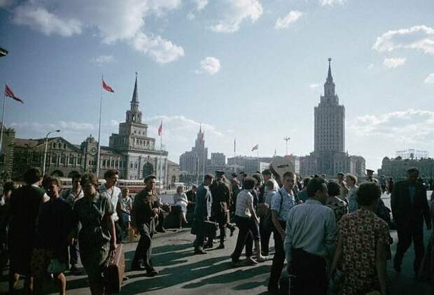 Комсомольская площадь, 1966 СССР, история, фото