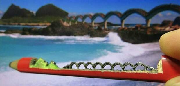 12 работ художника, который создает скульптуры из обычного карандаша