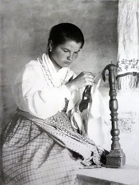 Русская деревня начала XX века на старых фотографиях.