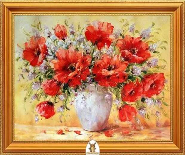 Алмазная мозаика, она же Картина из страз или Алмазная вышивка