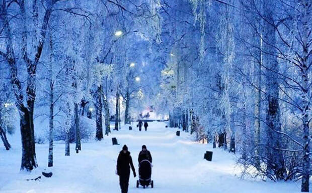 Хельсинки зимой