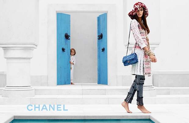 Joan Smalls for Chanel Cruise 2015 by Karl Lagerfeld Joan Smalls for Chanel Cruise 2015 by Karl Lagerfeld