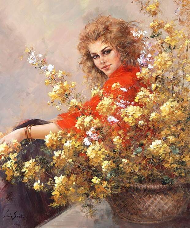 Lucia Sarto Italian Romantic Impressionist painter Tutt'Art@ ()
