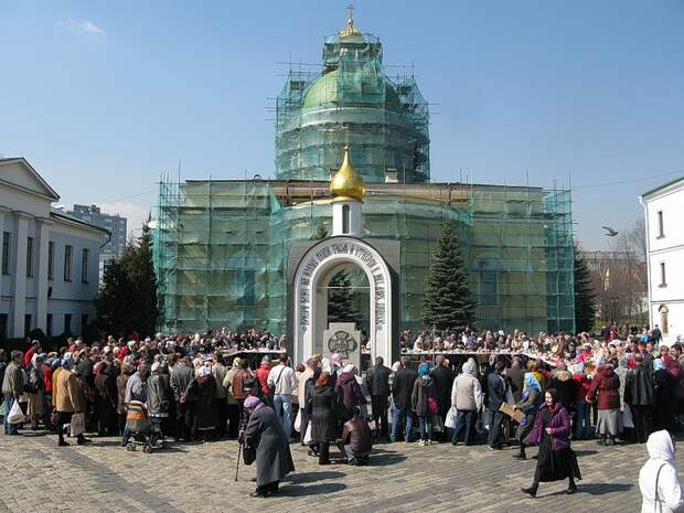 Освящение пасхальной пищи.23.04.2011