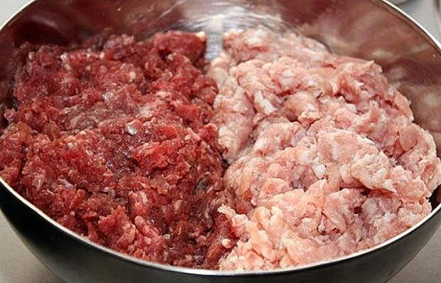 свиной и говяжий фарш
