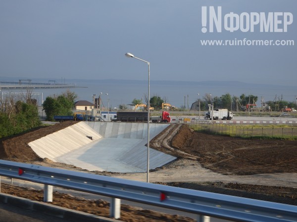 Эксклюзивные кадры запуска автомобильного движения на Крымском мосту