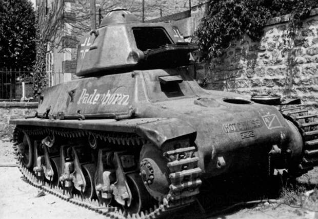 Один из Hotchkiss H 39, который использовался немцами ещё в ходе кампании мая-июня 1940 года - Трофейный долгожитель | Warspot.ru