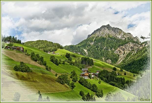 Сан-Виджилио-ди-Мареббе (San Vigilio di Marebbe) - очаровательная горная деревушка. (56 фото)