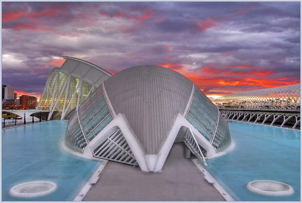 Город искусств и наук (Ciudad de las Artes y las Ciencias). Валенсия, Испания