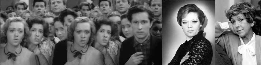 Алиса Фрейндлих и Ольга Волкова (Город зажигает огни (1958)