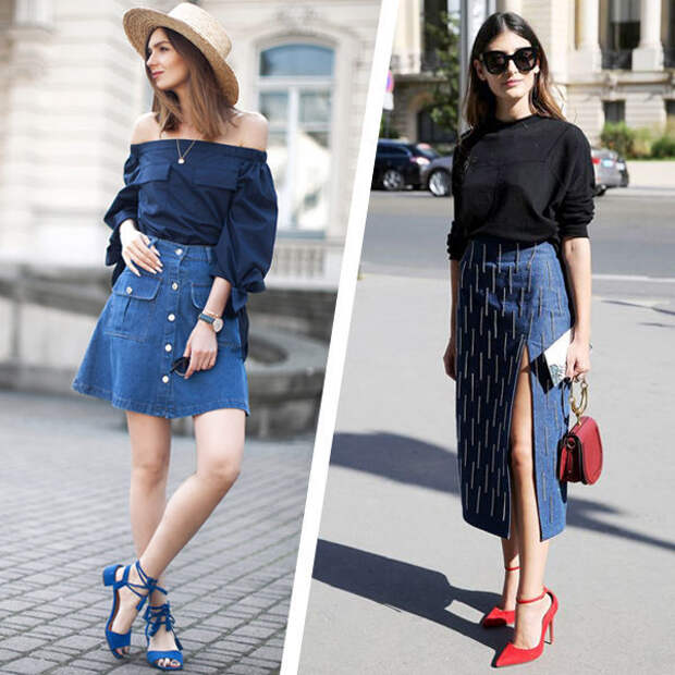 Модные джинсовые юбки: какие фасоны лучше носить в 20, 30 и 40 лет