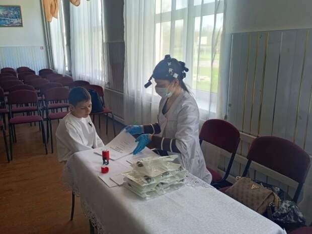 В Кошехабльском районе прошли плановые медицинские осмотры школьников
