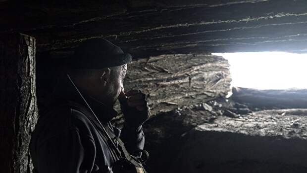 Военнослужащий ДНР в Донецкой области. Архивное фото