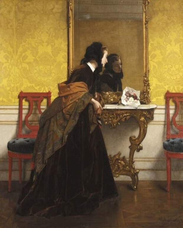 художник Альфред Стевенс (Alfred Stevens) картины - 14