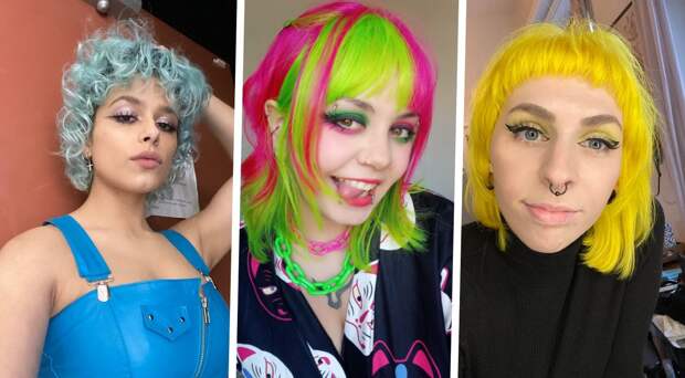 27 фото девушек, которые отважились на яркое окрашивание волос