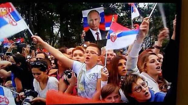 Визит российского президента  сербия, россия, путин, брат, народ