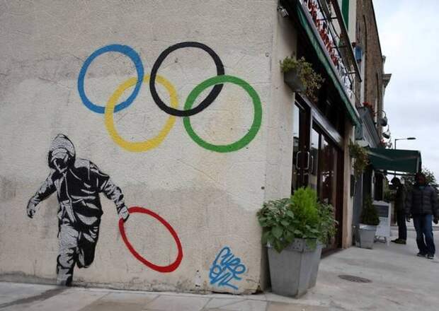 Граффити «Олимпийская серия 1»  Источник: artchive.ru